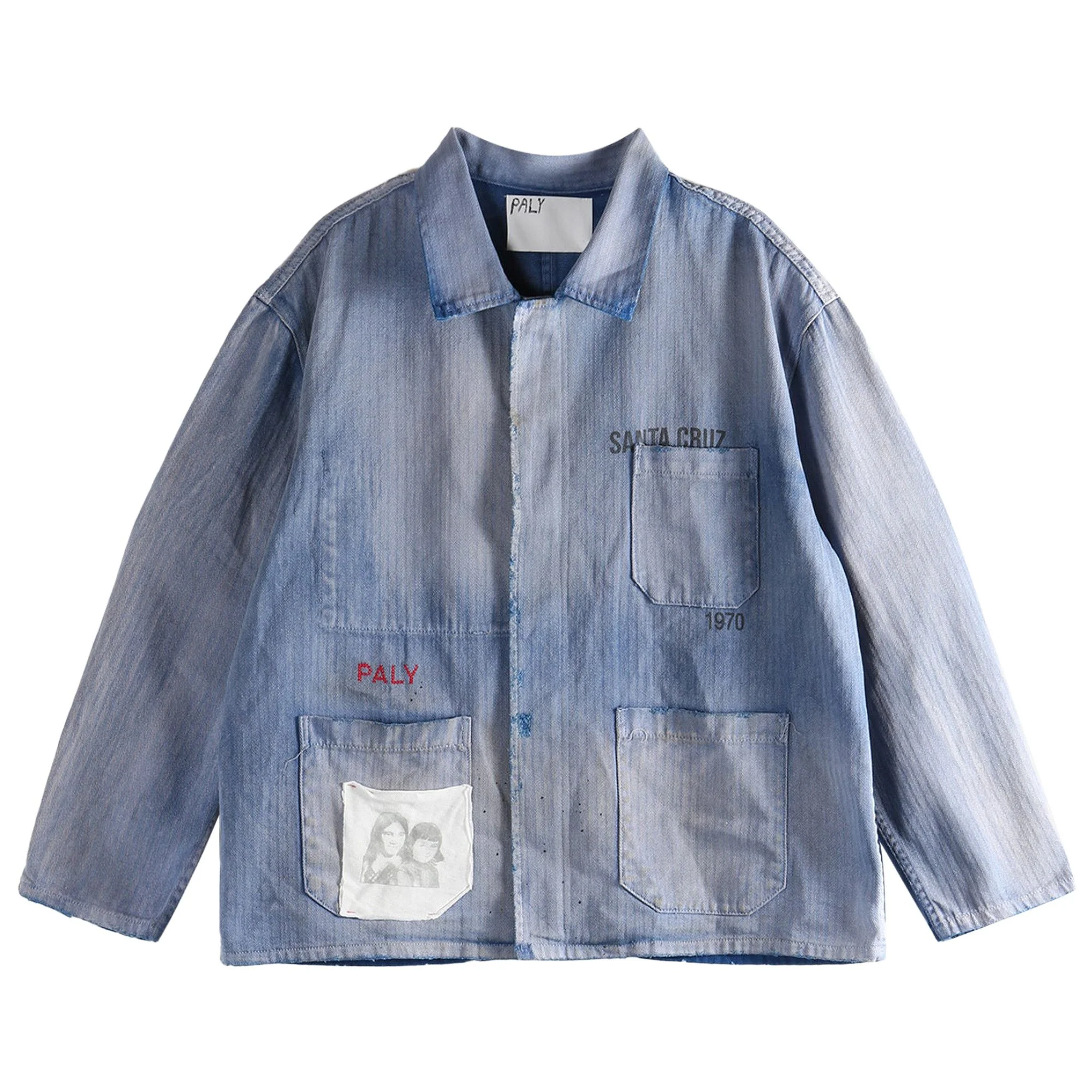 Paly Hollywood Holy City Work Shirt 'Blue' - 1