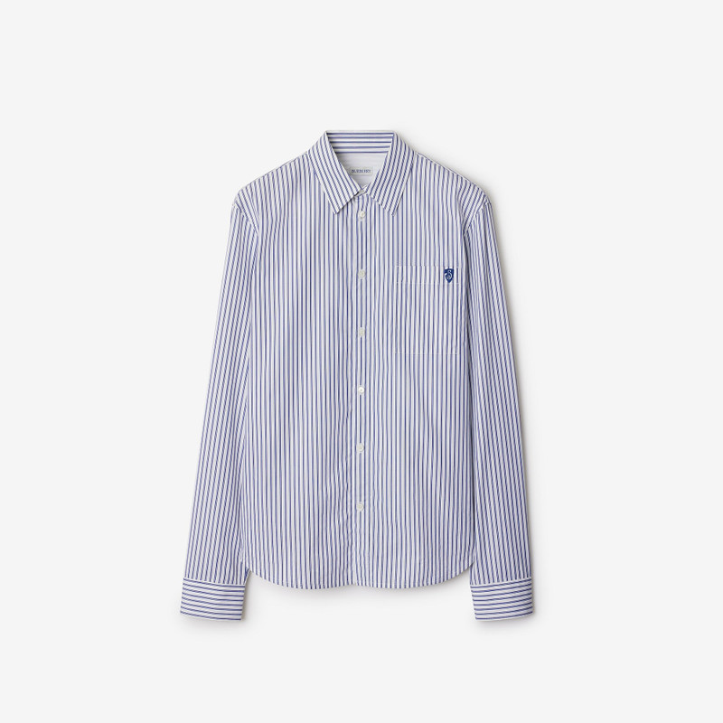 Relaxed Fit Striped Cotton Shirt 1