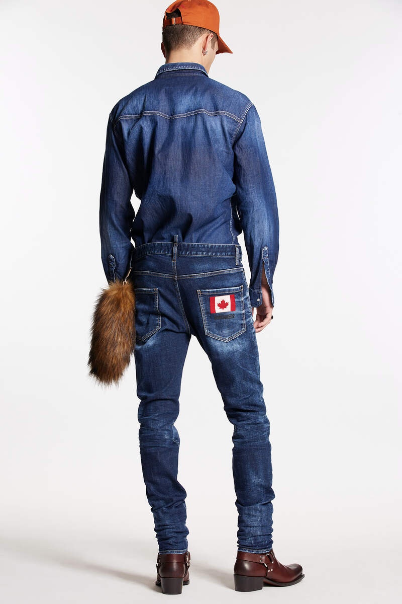 DARK CLEAN WASH COOL GUY JEANS - 2
