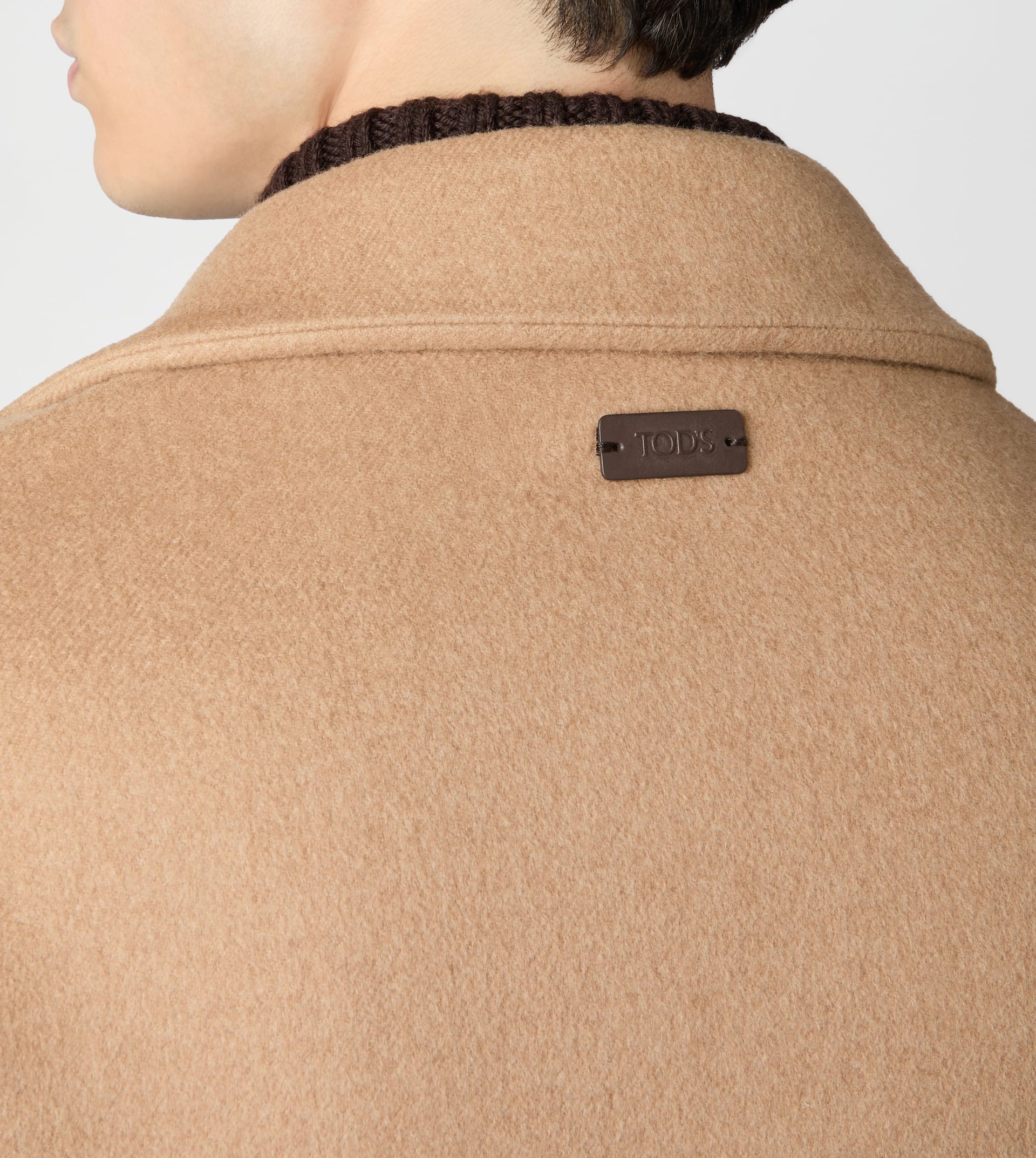 BLAZER IN CAMEL DOUBLE FABRIC - BEIGE - 5
