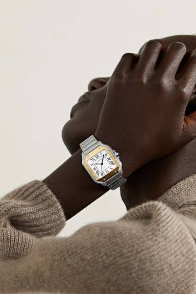 Cartier Santos de Cartier Automatic 35mm medium stainless steel and 18-karat gold watch outlook