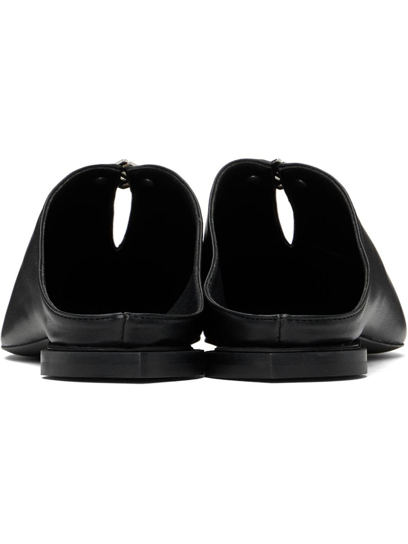 GmbH Black Jamal Slit Slippers outlook