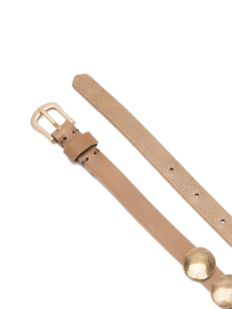 Golden Goose studs-embellishment leather belt outlook