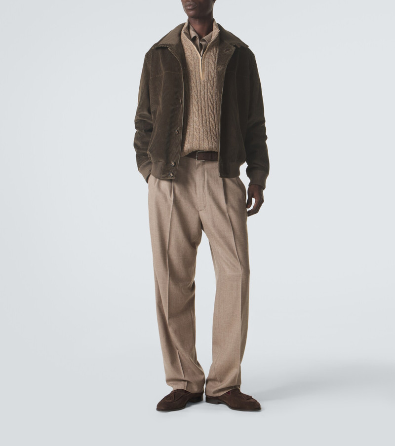Loro Piana Merremma cotton corduroy bomber jacket outlook