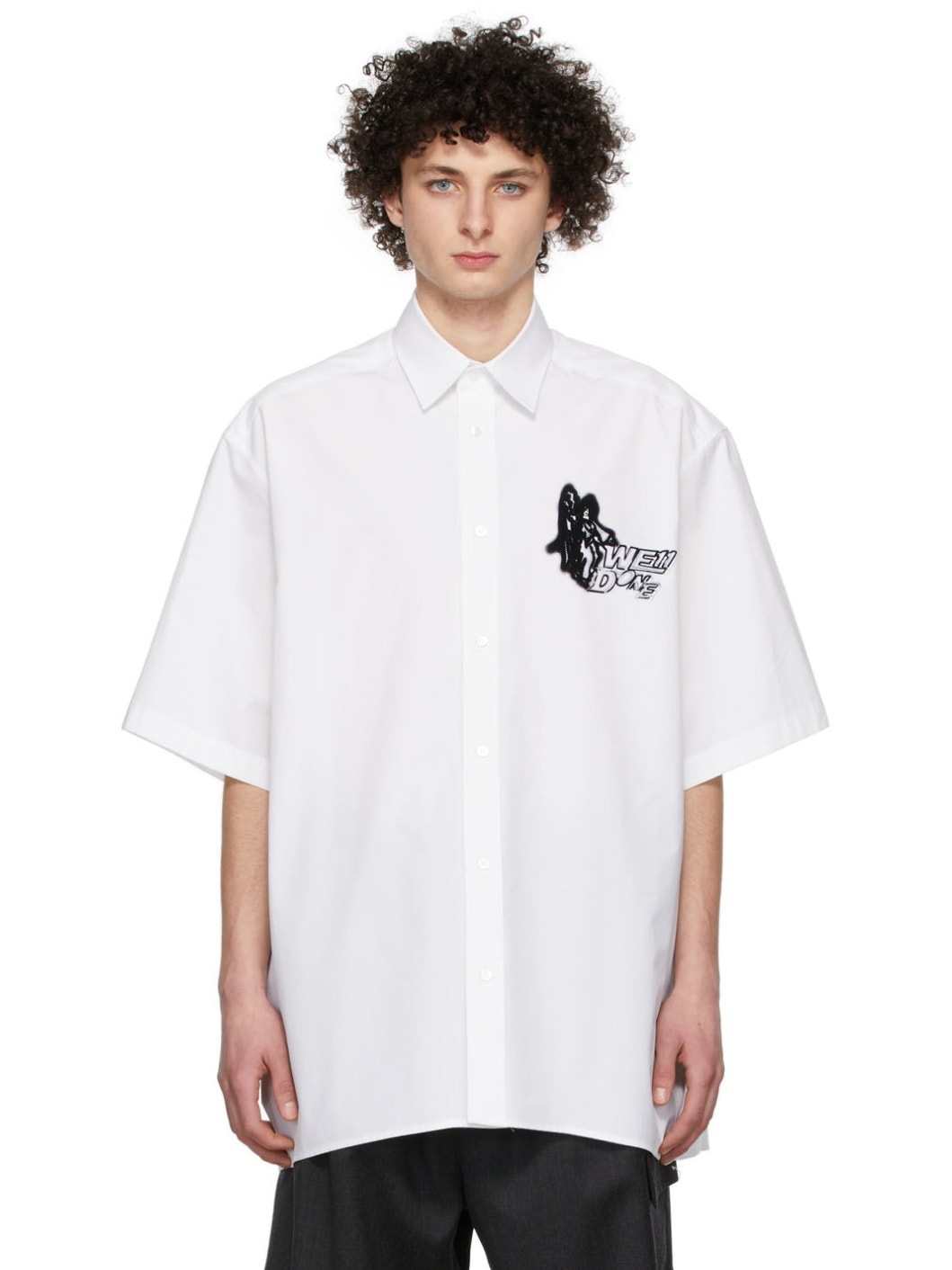 White Cotton Shirt - 1