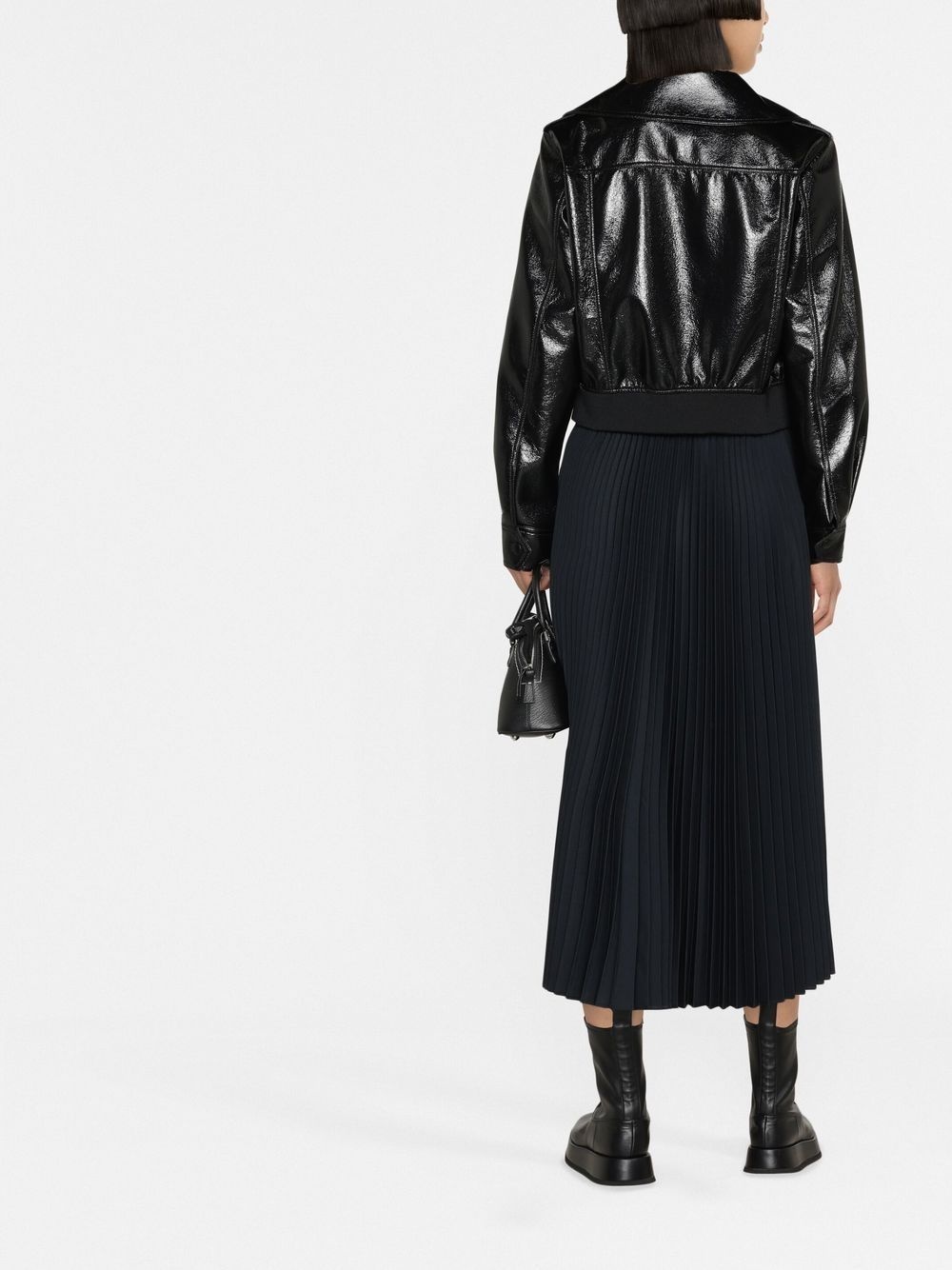 pleated full midi skirt - 4