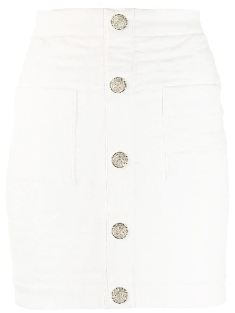 mini high-waisted 퀼트 스커트 1