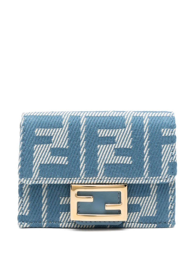 micro trifold jacquard wallet 1