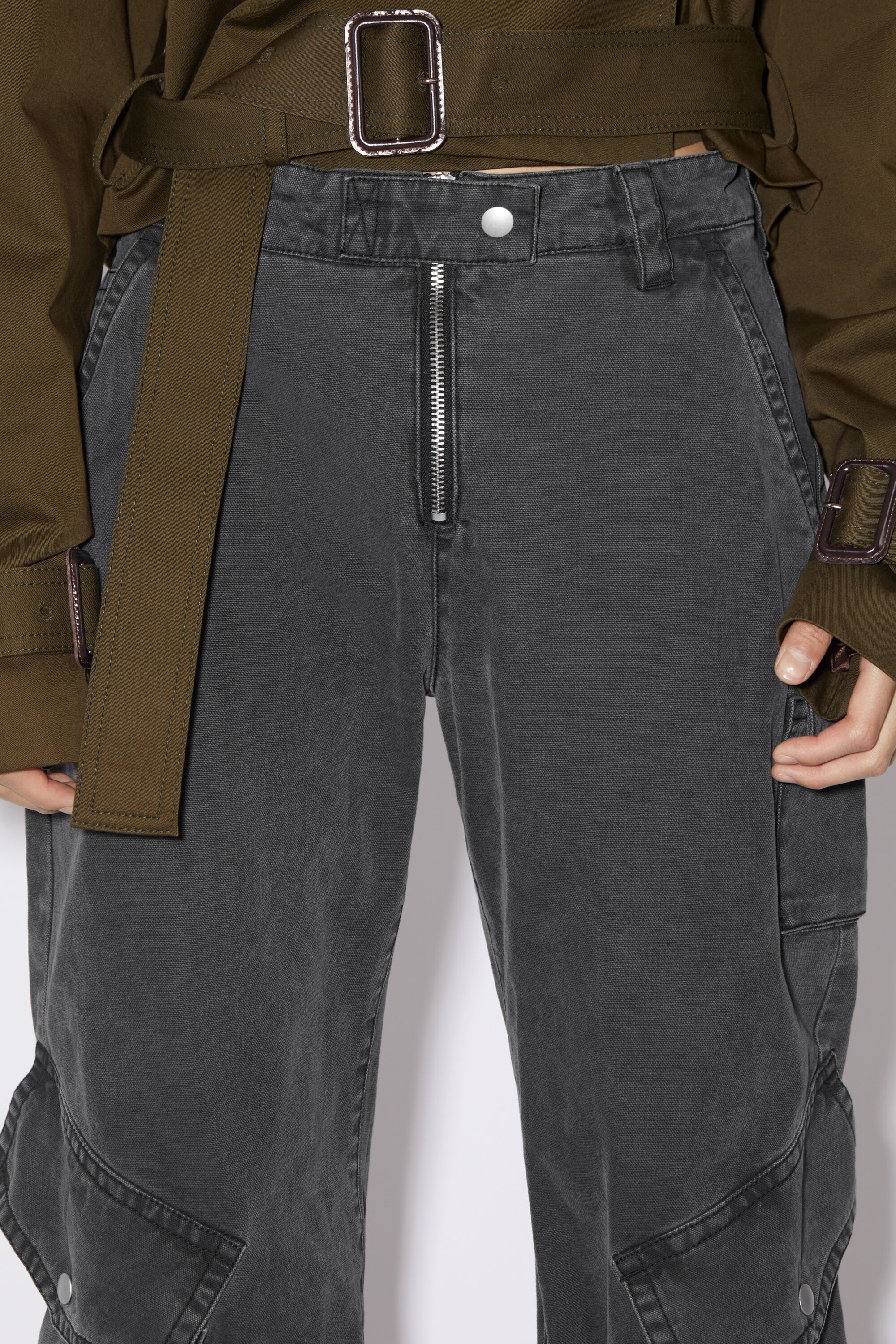 Acne Studios - Cargo trousers - Washed Black