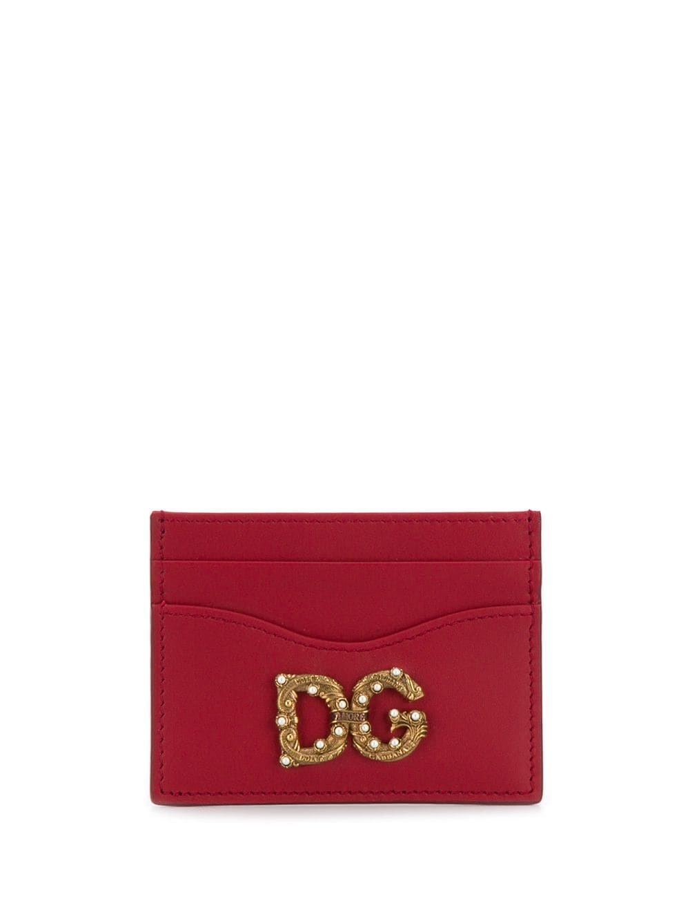 gold logo cardholder - 1