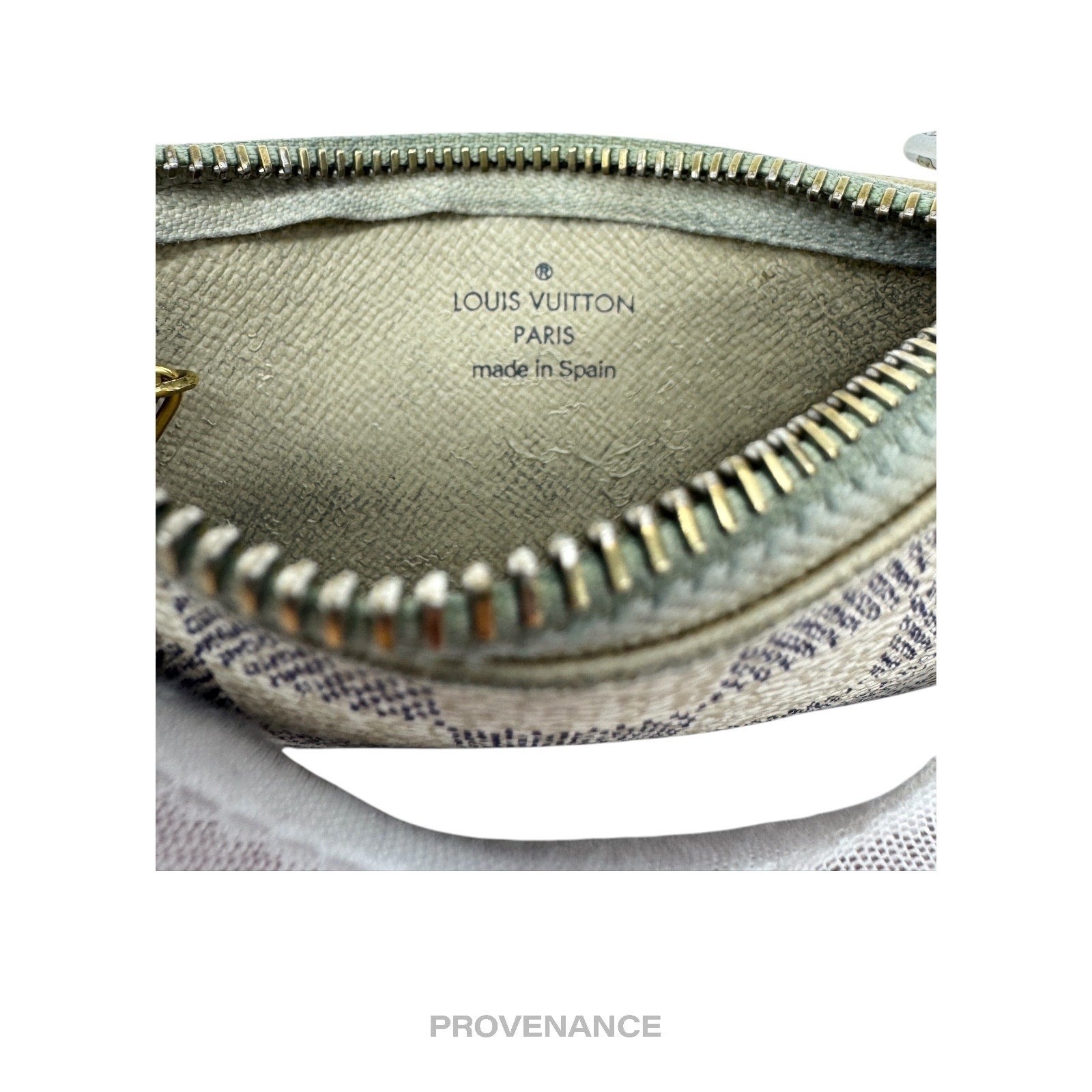 Louis Vuitton Key Pouch Cles - Damier Azur - 8
