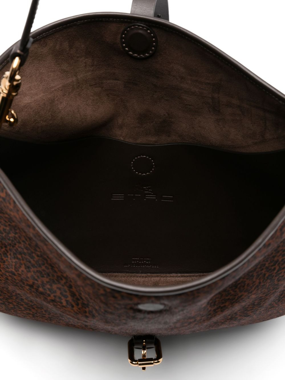 medium leopard-print shoulder bag - 5