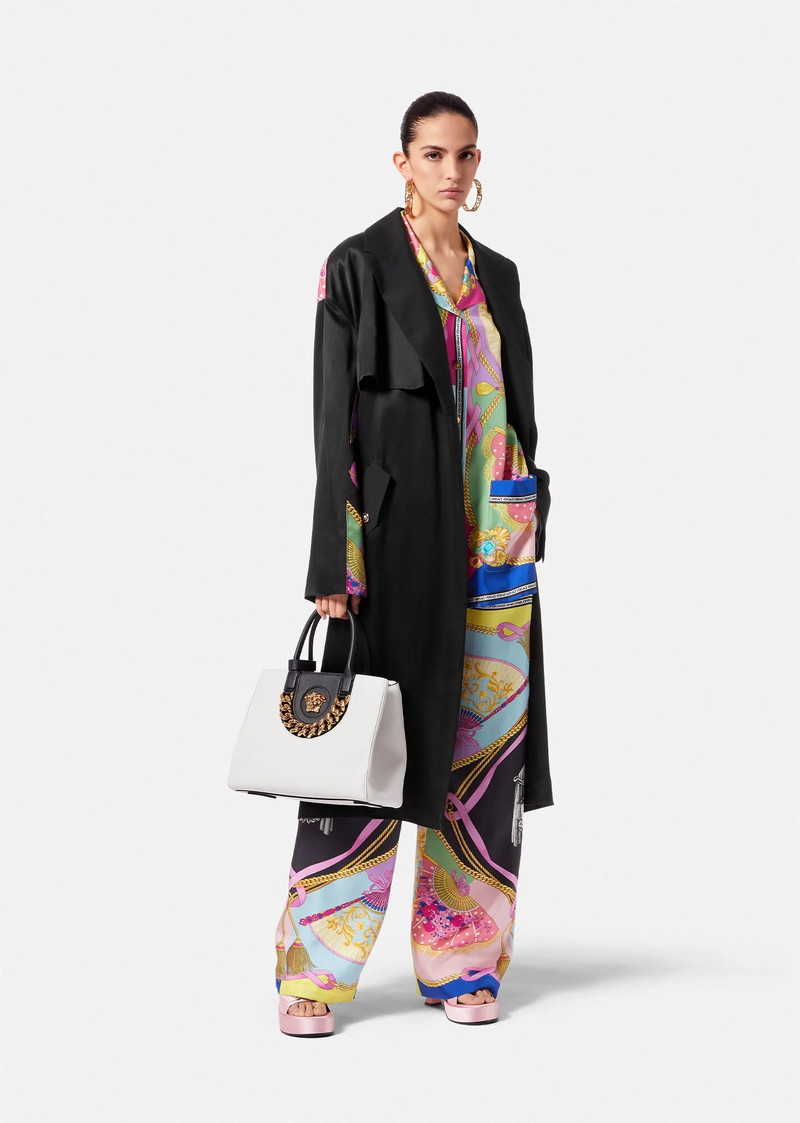 VERSACE I Ventagli Trench Coat outlook