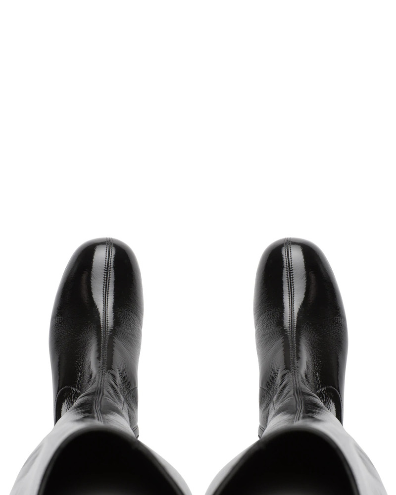 Technical patent leather boots 4