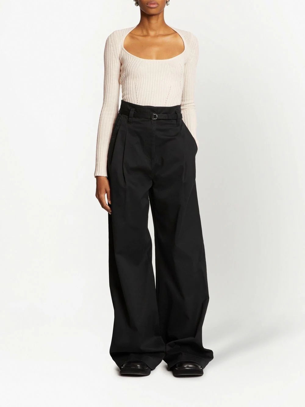 Plated ribbed-knit jumper - 2