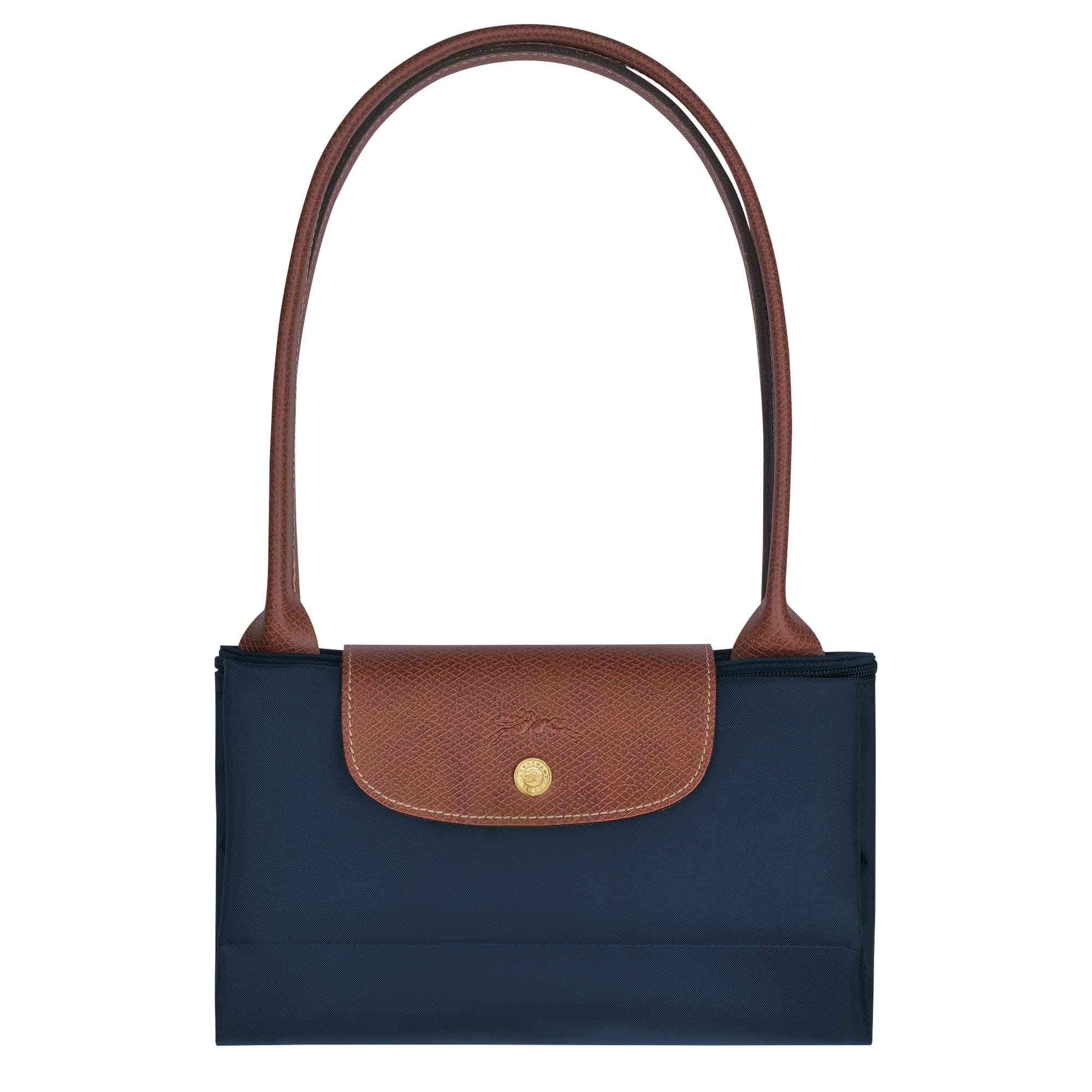 Le Pliage Original L Tote bag Navy - Recycled canvas - 5