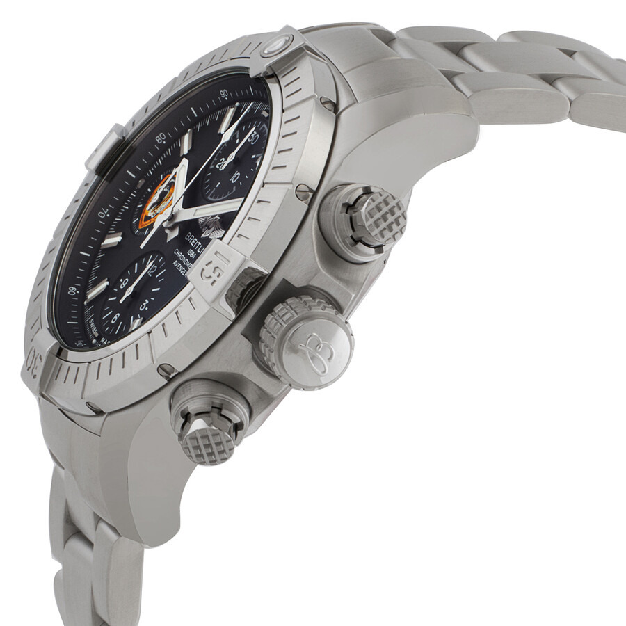 Breitling Avenger Chronograph "Fursan Al Emarat" Automatic Chronometer Black Dial Men's Watch A13385 - 2