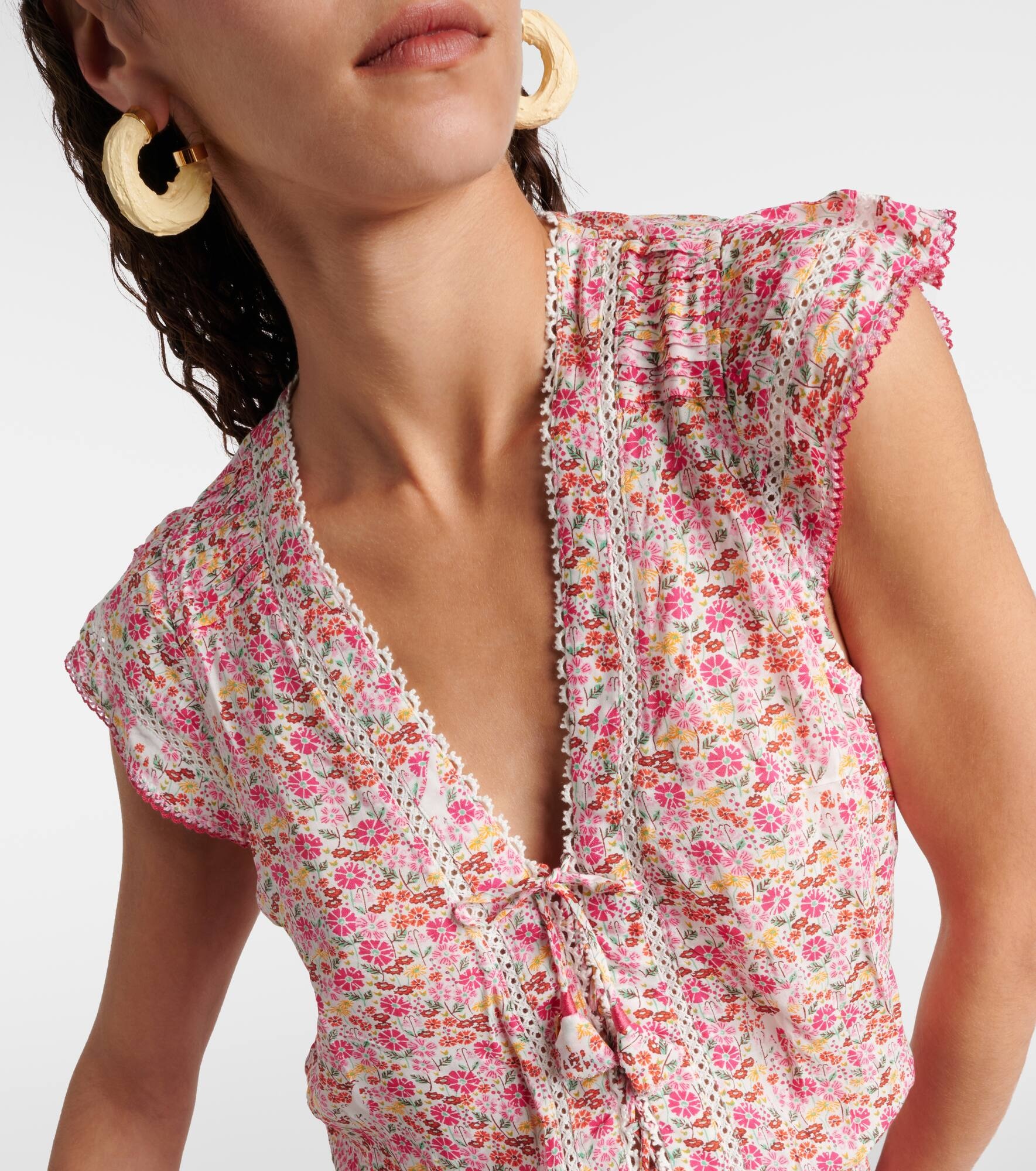 Anais floral minidress - 4