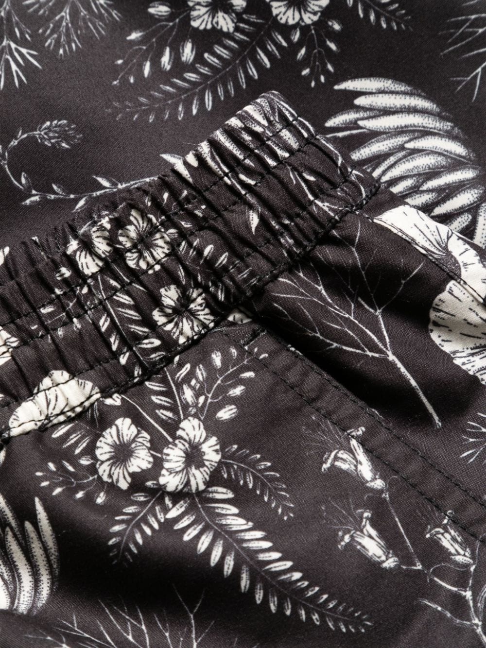 leaf-print swim shorts - 3