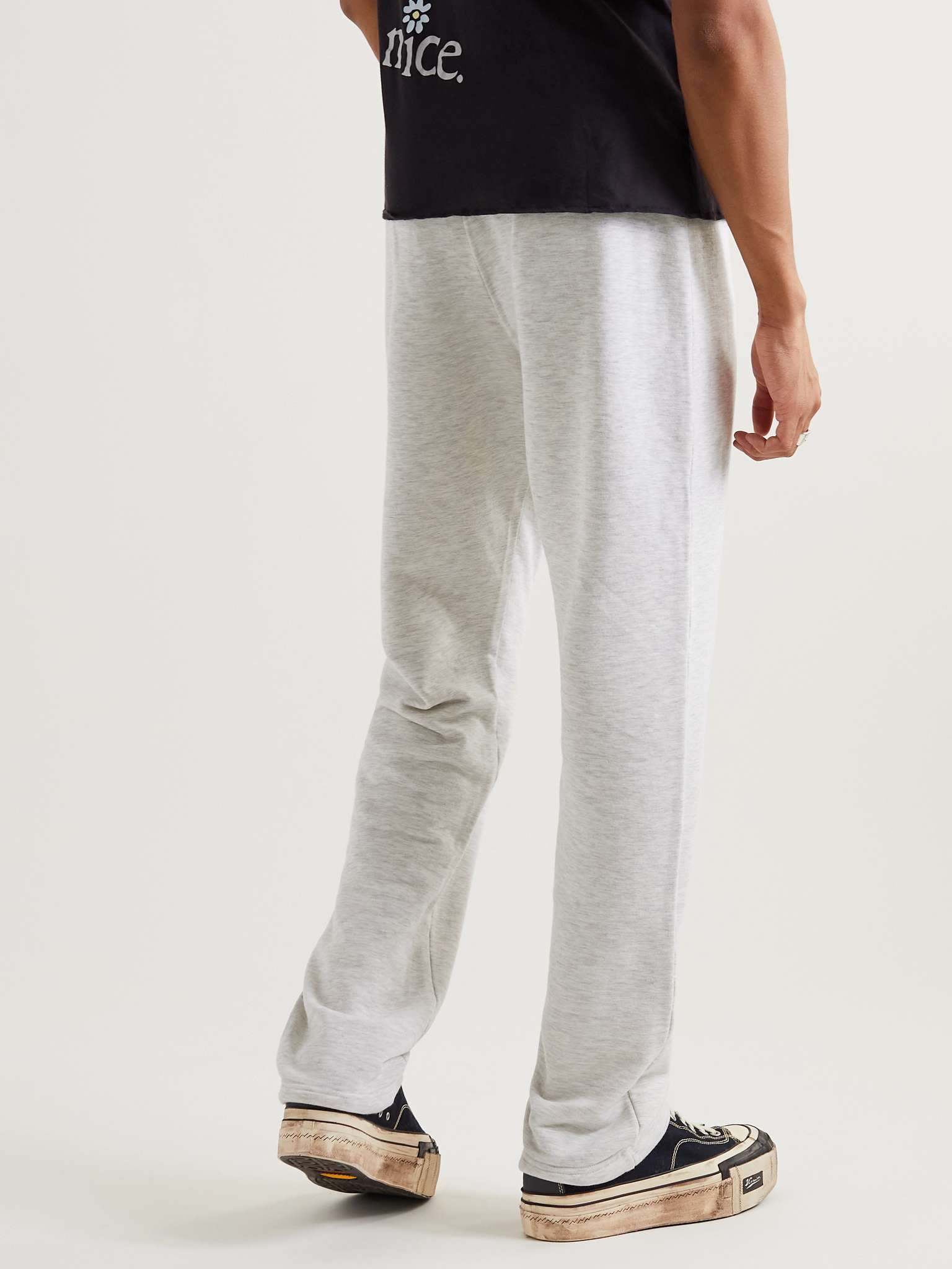 Straight-Leg Cotton-Jersey Sweatpants - 4