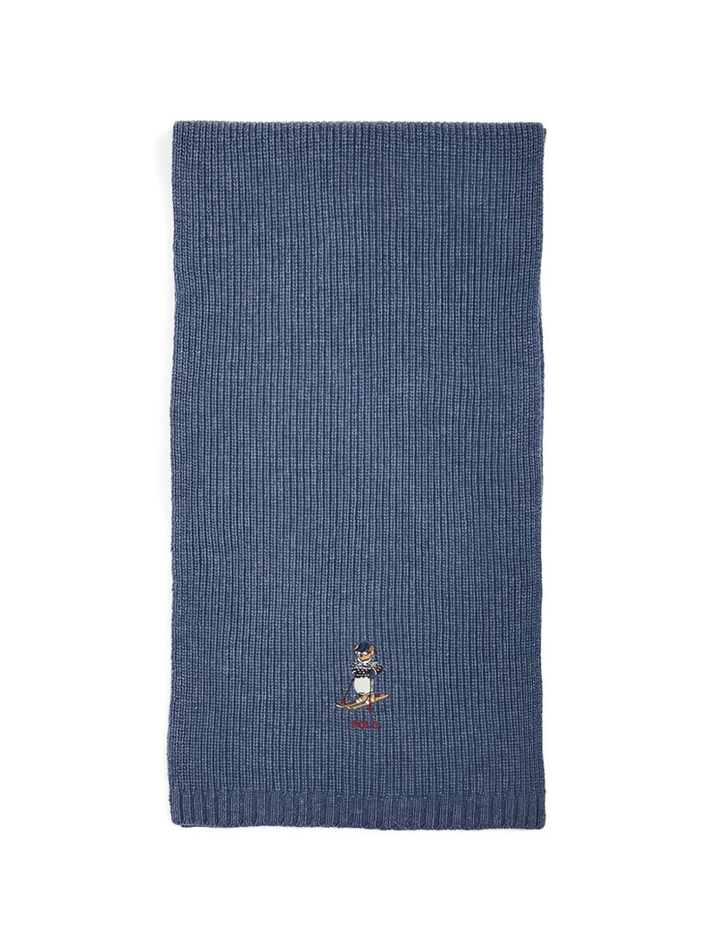 ribbed Polo Bear scarf 1