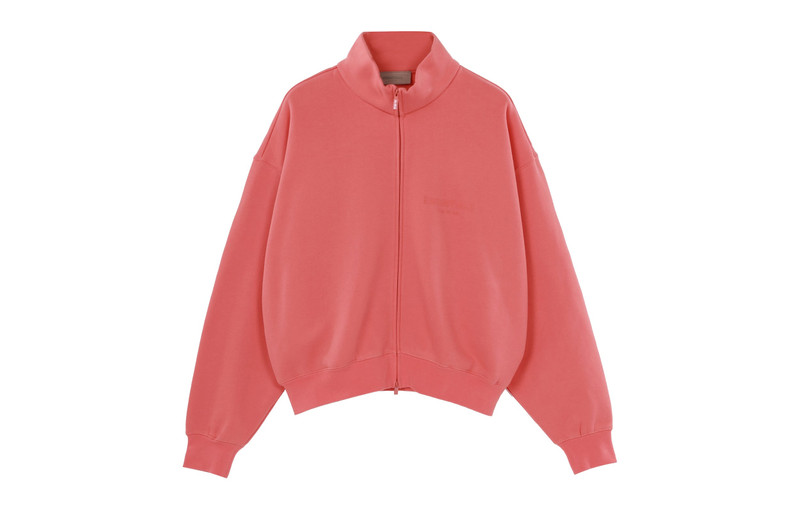 ESSENTIALS Fear of God Essentials FW22 Fullzip Jacket coral FOG-FW22-269 outlook
