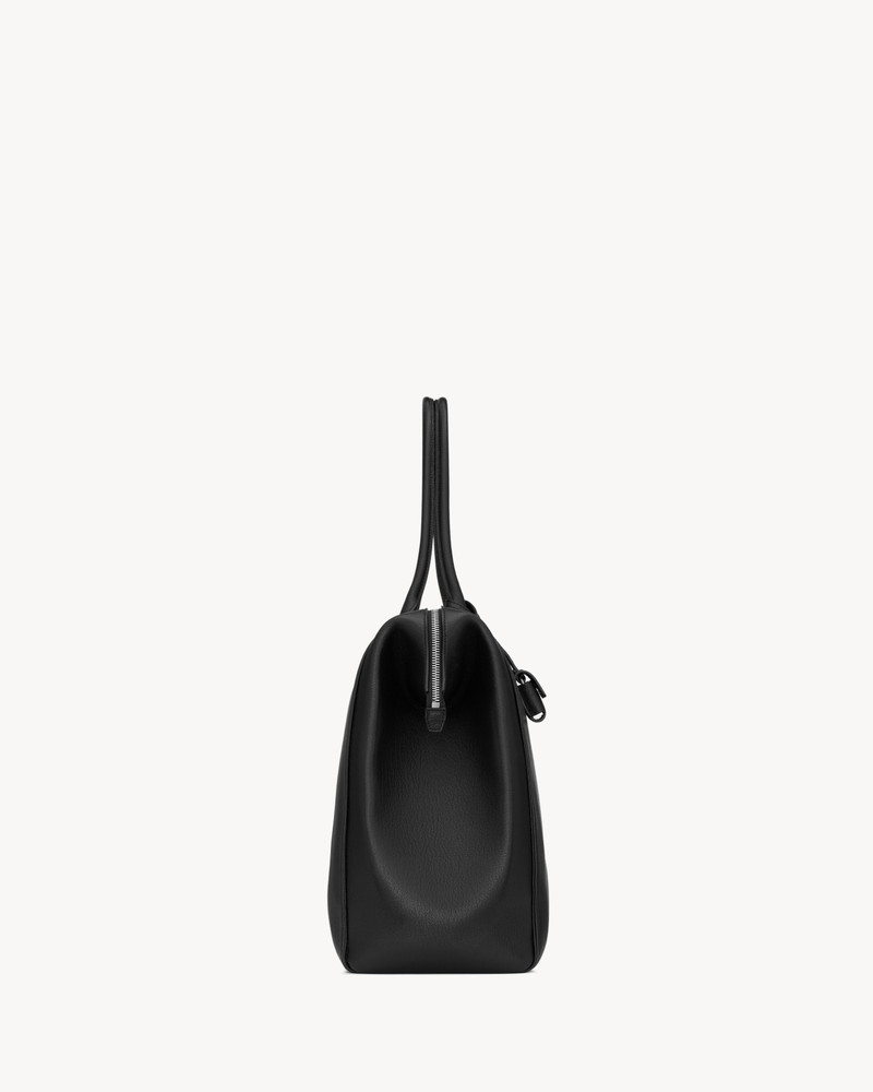 SAINT LAURENT NORTH/SOUTH DOCTOR BAG IN GRAINED LEATHER 3