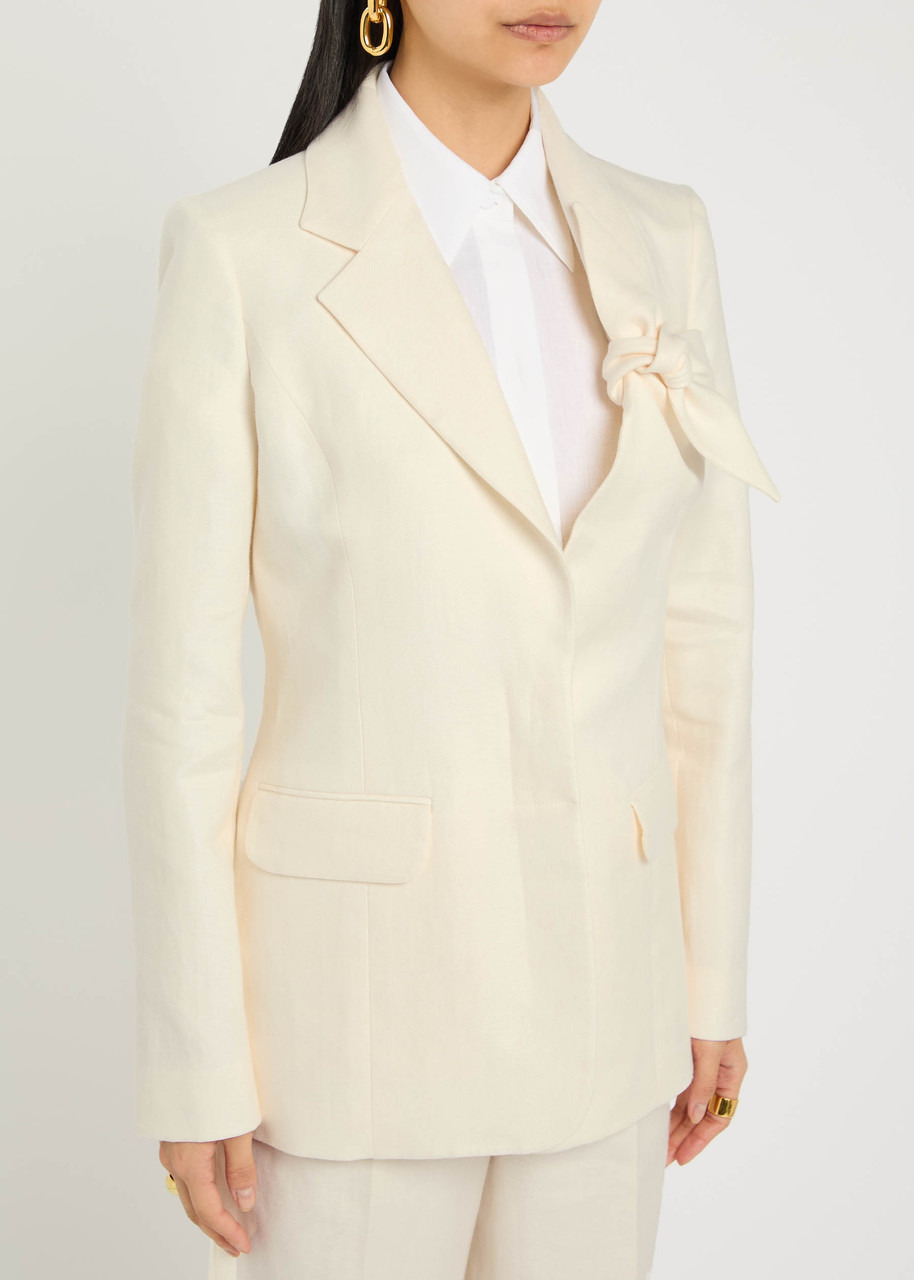 Gabriela Hearst Oslo Linen Blazer - 2