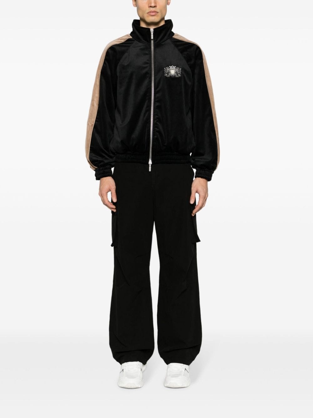 Sky Lounge velvet track jacket - 2