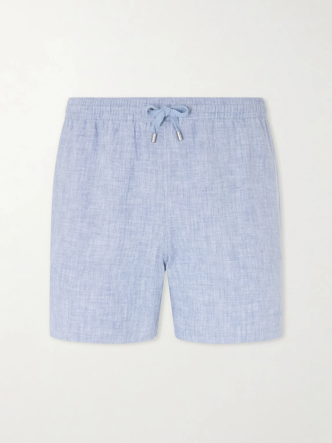 Amalfi Straight-Leg Drawstring Linen-Blend Shorts - 1