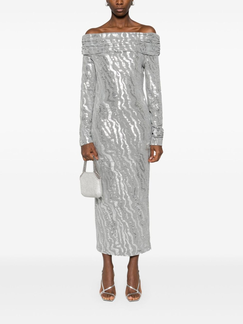 ROTATE sequinned midi dress outlook