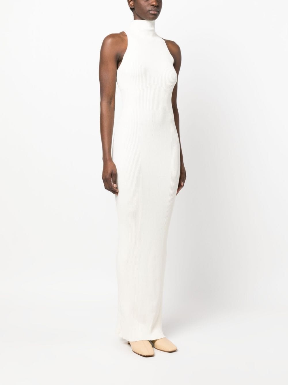 Zero rib-knit maxi dress - 3