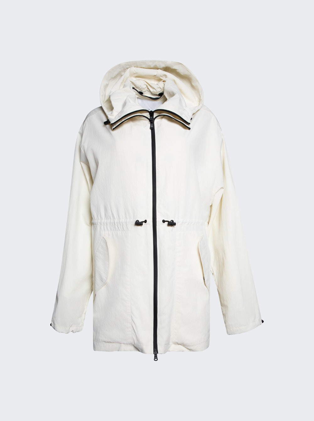X Rosie Huntington-whiteley Crop Anorak Ivory - 1