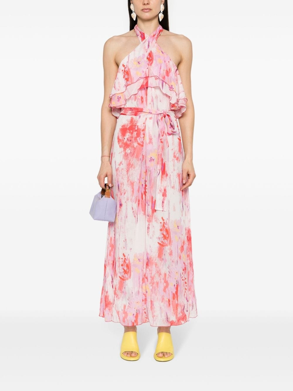 abstract-print maxi dress - 2