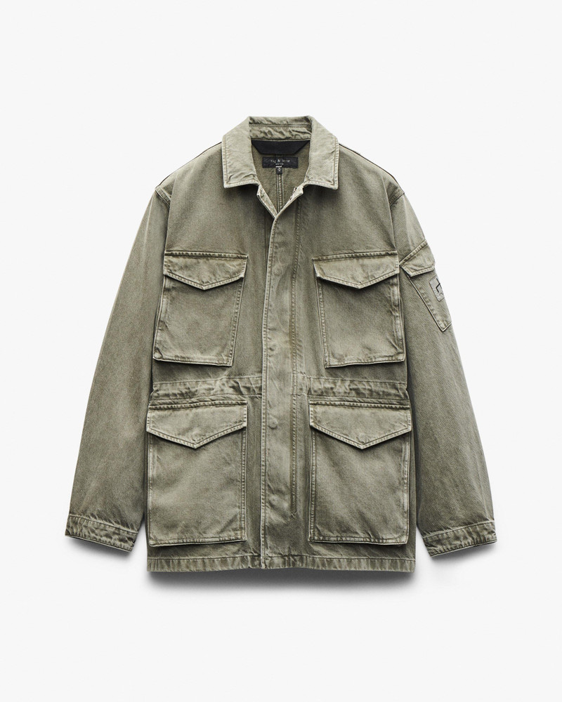Denim Field Jacket Authentic Rigid in Dark Shadow 1