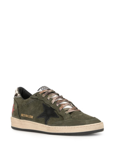 Golden Goose cow-print Ball Star sneakers outlook