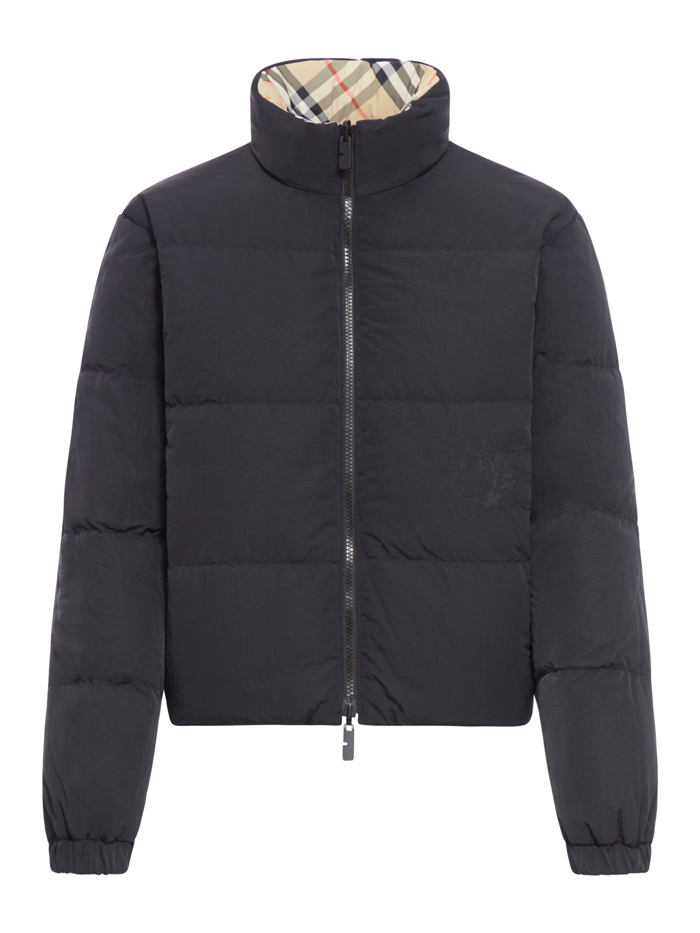 ダウンジャケット・コート BURBERRY REVERSIBLE NYLON CHECK DOWN JACKET Reversible Black Check Down Jacket - Burberry - Men | WE IN