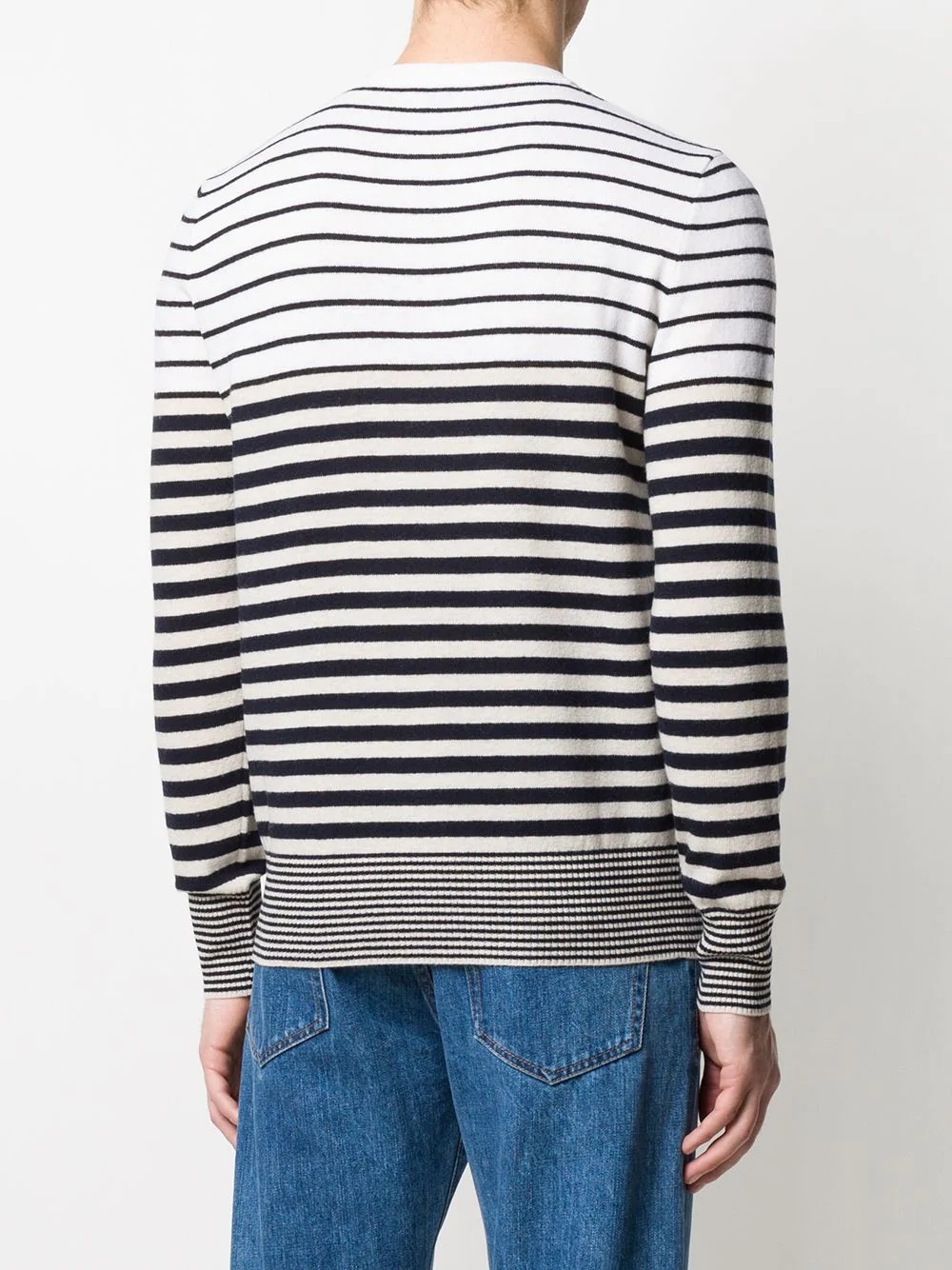 skulls and stripes crewneck jumper - 4