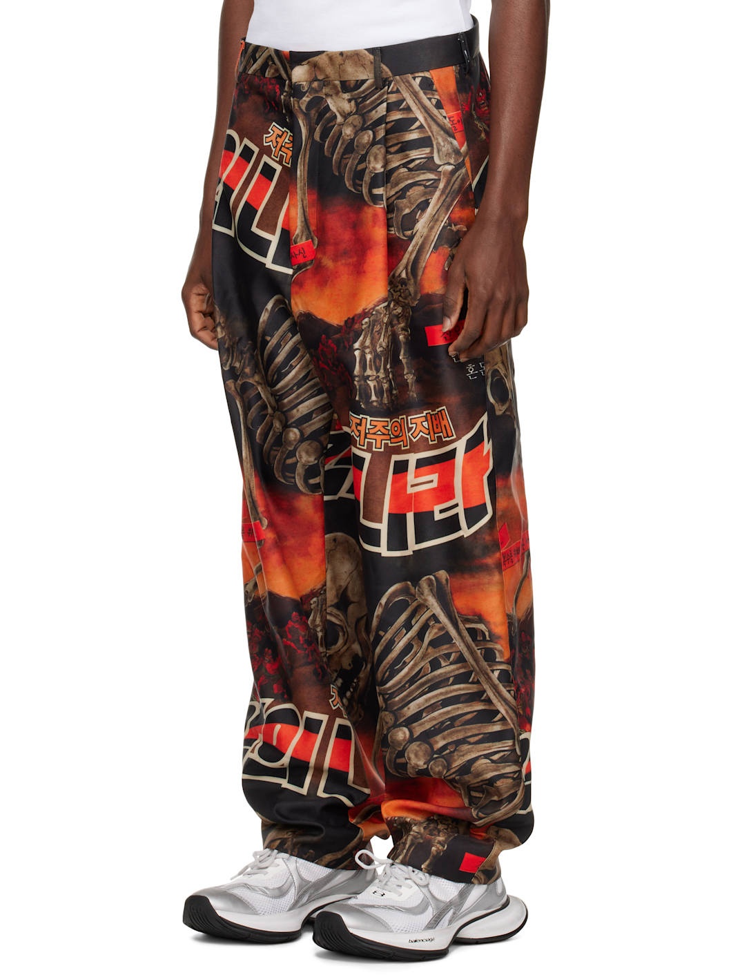 Black & Orange Junkyard Trousers - 4