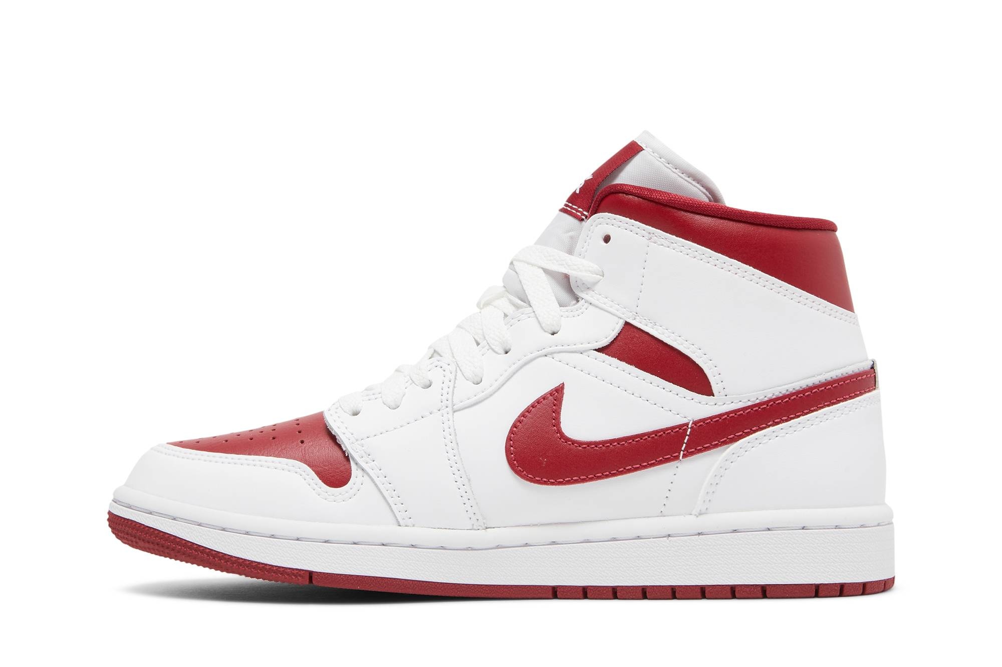 Wmns Air Jordan 1 Mid 'White Pomegranate' - 3