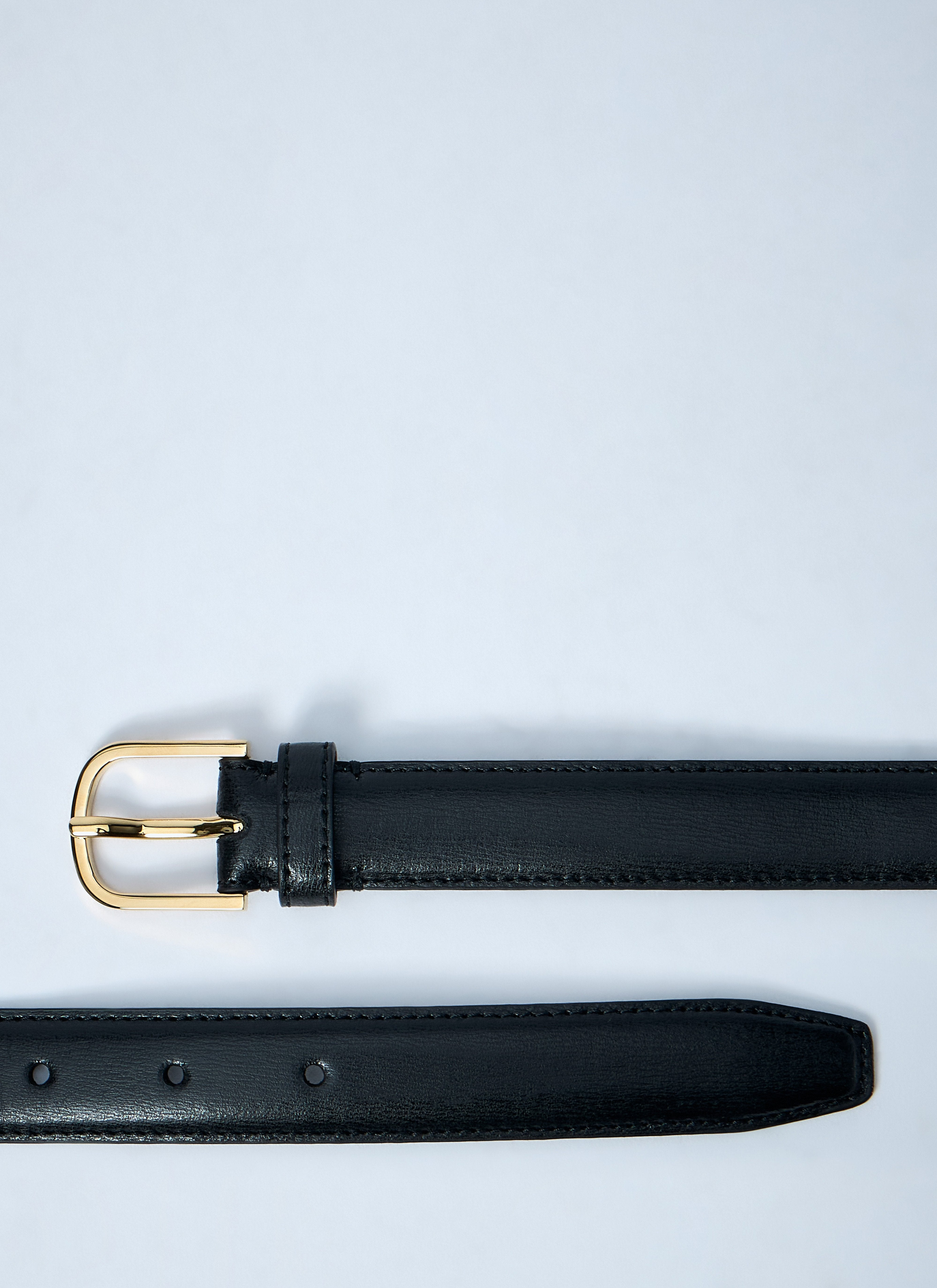 Toteme Women Slim Leather Belt - 4