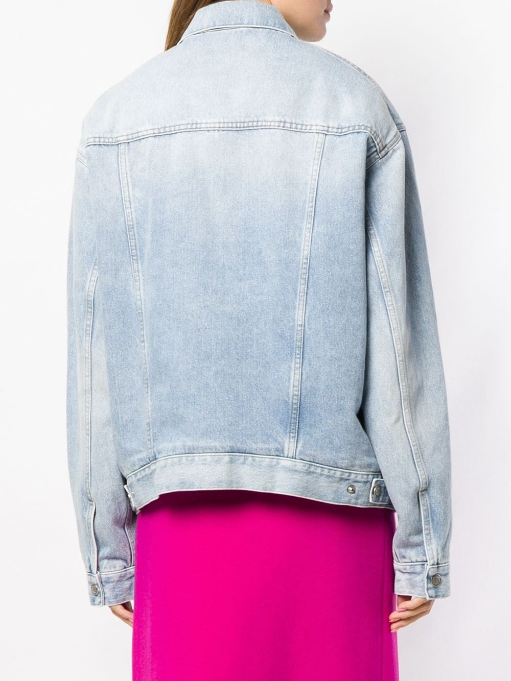 oversized denim jacket - 4