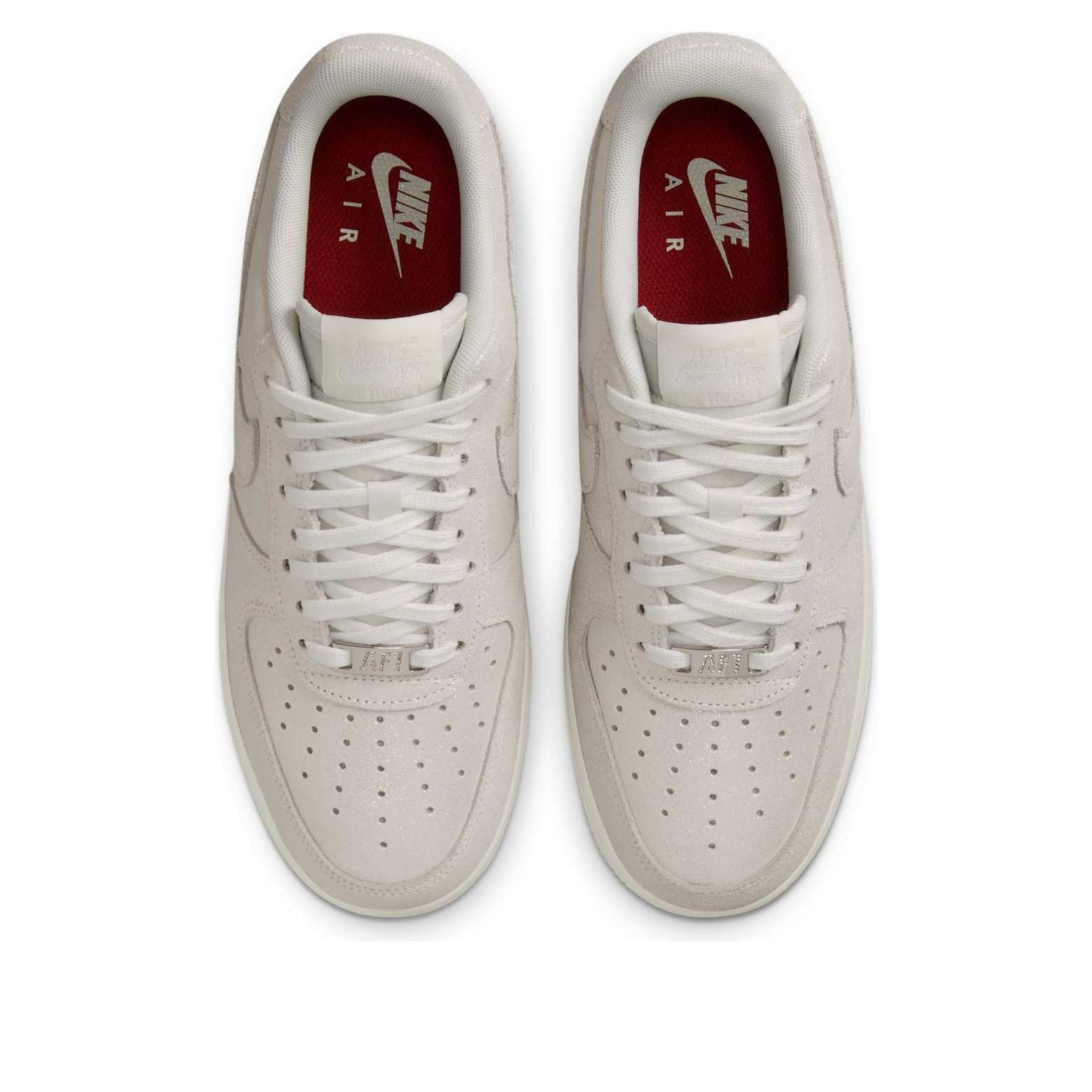 (WMNS) Nike Air Force 1 '07 SE 'Sail Glittery Suede' HQ3499-100 - 4