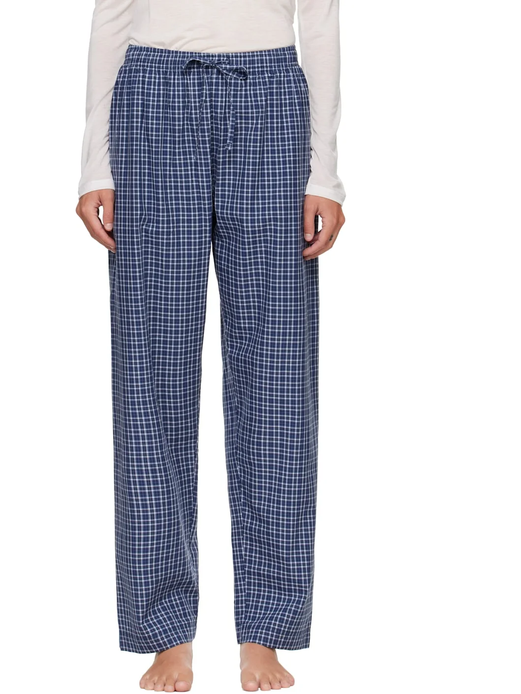 Navy Fine Twill Pyjama Pants - 1