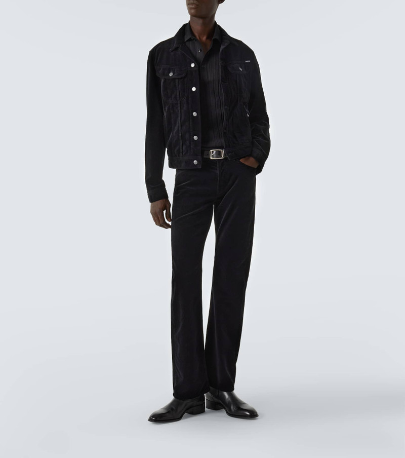 TOM FORD Cotton and silk polo shirt outlook