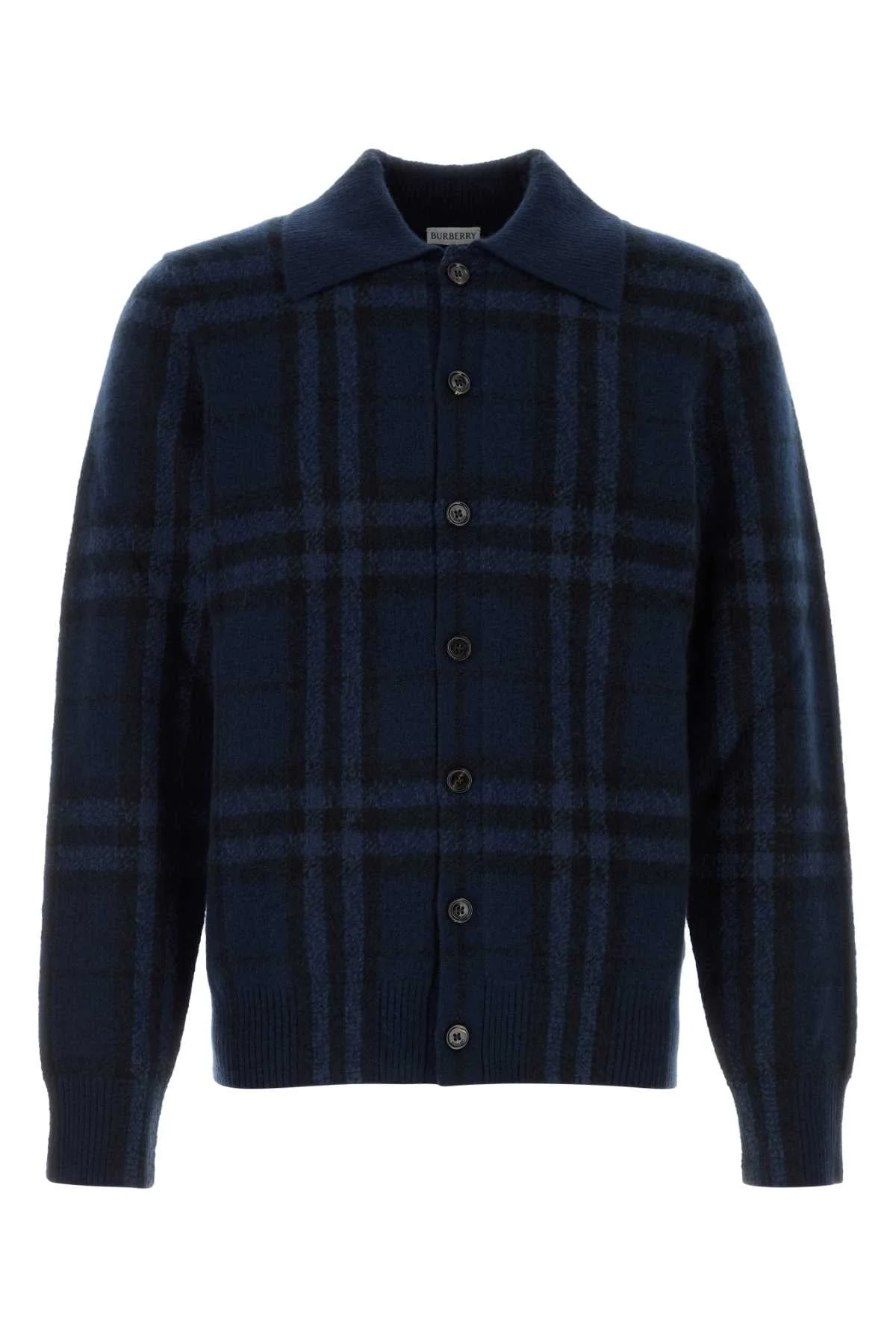 Burberry Men Embroidered Cashmere Cardigan - 1
