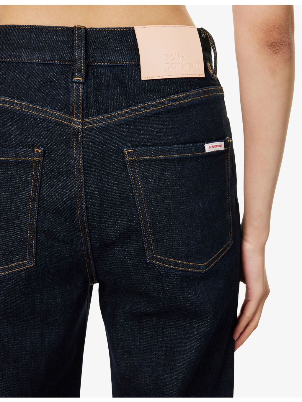 Straight-Leg  High-Rise Denim Jeans - 6