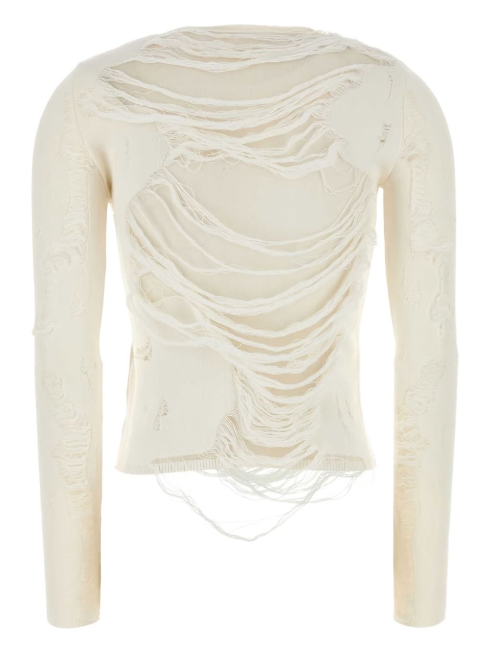 ripped-effect jumper - 2