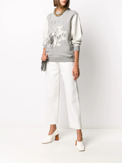 Loewe shrimp patch jacquard jumper outlook