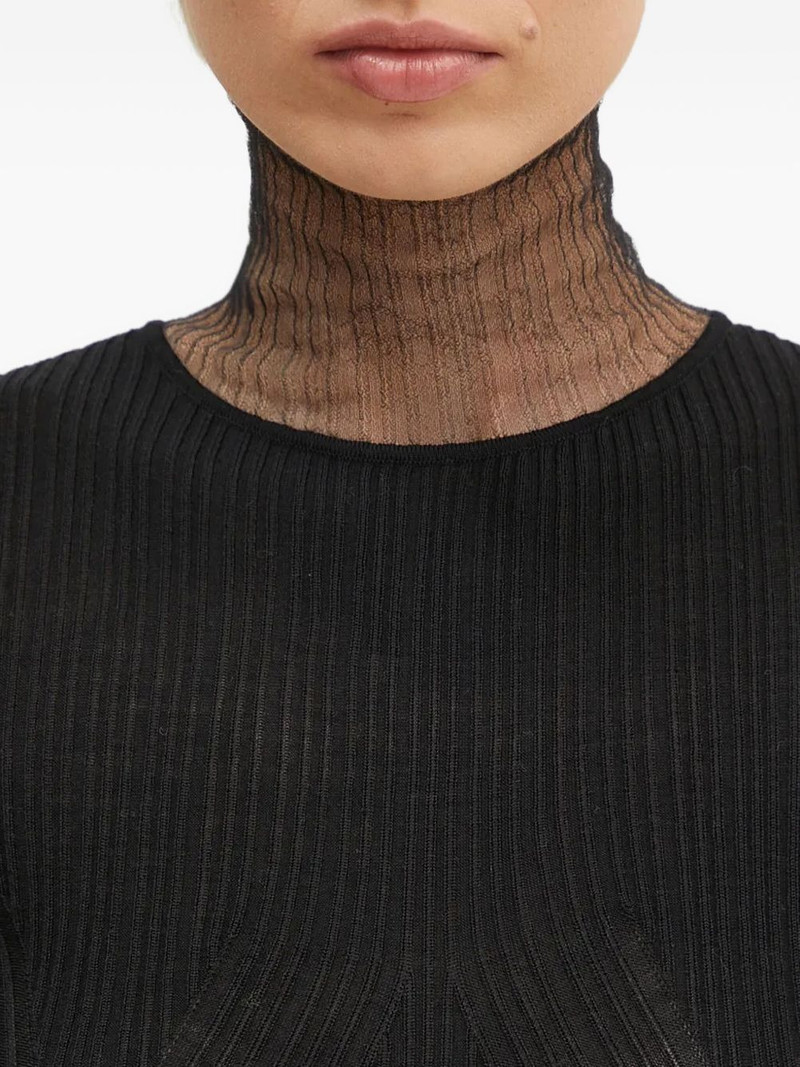 Derris ribbed knitted top 4